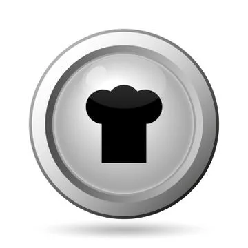 Chef icon. Internet button on white background.. Stock Illustration
