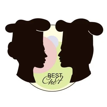 Chef icon vector illustration isolated on white Illustrazione stock