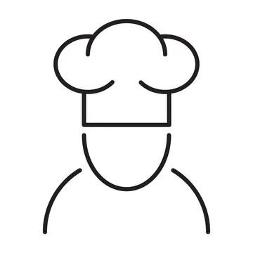 Chef icon vector restuarant serving concept for your website design, logo, ap Stock Illustration