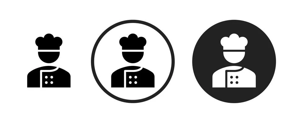 Chef icon . web icon set .vector illustration Stock Illustration
