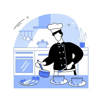 Chef isolated cartoon vector illustrations. Stock Illustration