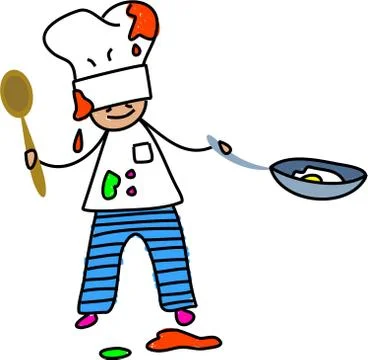Chef Kid Stock-Illustration