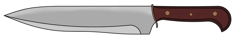 Chef Knife Stock Illustration