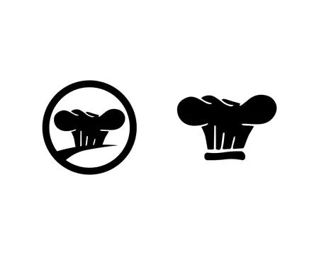 Chef logo classical cook catering vector design Stock Illustration