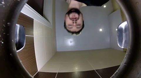 Chef Looking to Soup, View from Pan Video stock 48624905