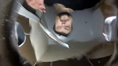 Chef Looking to Soup, View from Pan, Slowmotions Vídeos de archivo 48624937