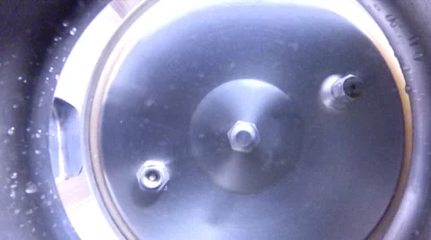 Chef Looking to Soup, View from Pan, Slowmotions Stock Footage 48624971