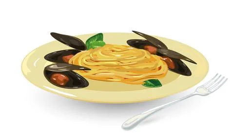 Chef made dish presentation Stock Illustration