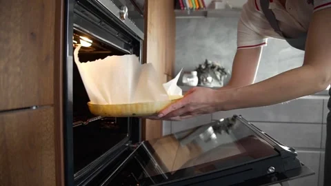 Chef makes pie with salmon fried vegetables and fish pie Stock Footage 143778596