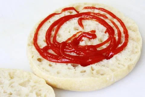 Chef making burger Stock Photos