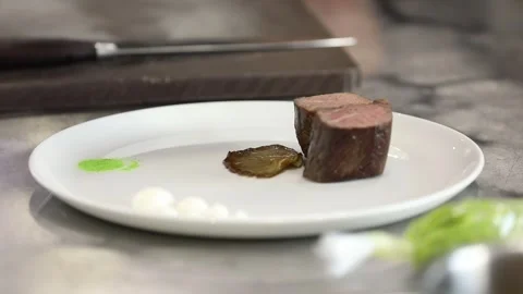 The chef is making  delicates 6 Video stock 314978118