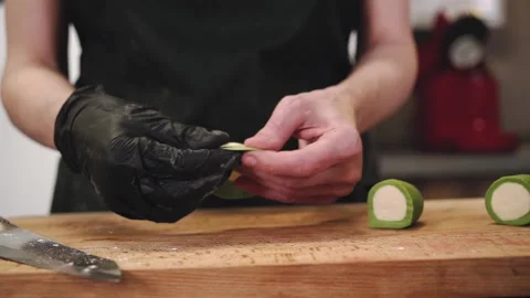The chef making the dough Stock Footage 147306663