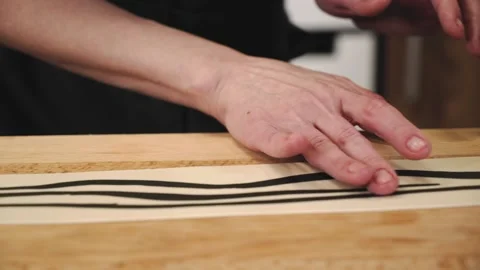 The chef is making dumplings Stock Footage 146877975