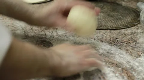 Chef Making Pizza Dough. Vídeos de archivo 22427003