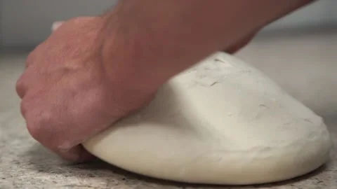 Chef is making pizza dough. Stock Footage 131515903