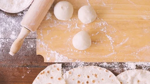 Chef Making Pizza Stock Footage 129888869