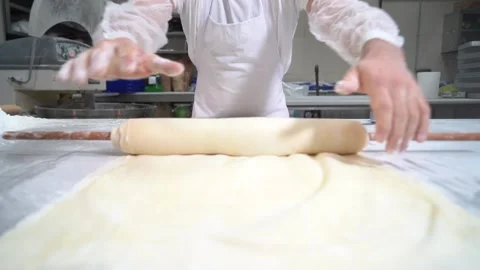 A chef making Turkish baklava Stock Footage 150081674