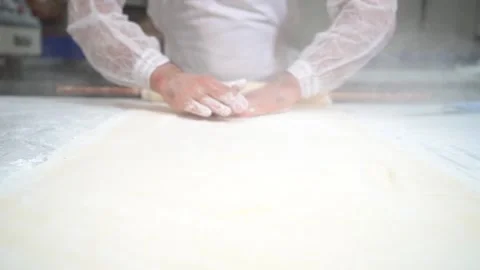 A chef making Turkish baklava Stock Footage 150081781