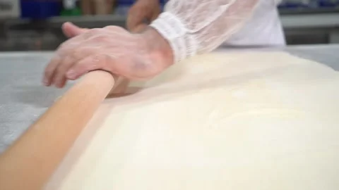 A chef making Turkish baklava Stock Footage 150081841