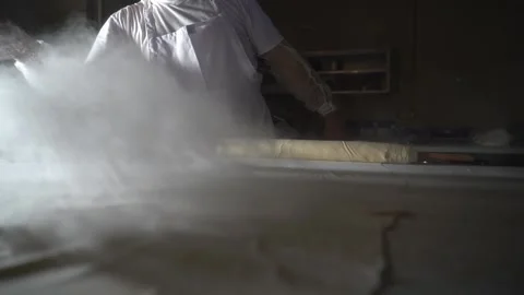 A chef making Turkish baklava Stock Footage 150082083