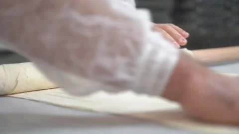 A chef making Turkish baklava Stock Footage 150082283