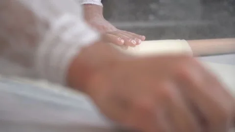 A chef making Turkish baklava Stock Footage 150082425