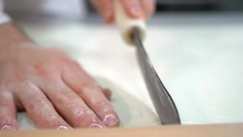 A chef making Turkish baklava Stock Footage 150082488