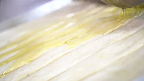 A chef making Turkish baklava Stock Footage 150082891