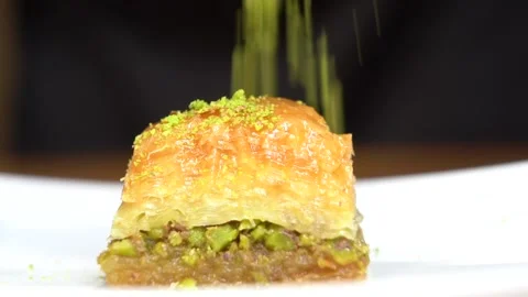 A chef making Turkish baklava Stock Footage 150083528
