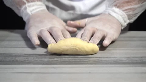 The chef is making Turkish pastries. Stock Footage 150092094