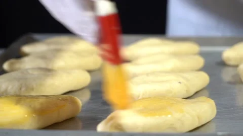 The chef is making Turkish pastries. Stock Footage 150092155