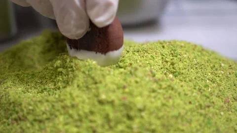 The chef is making Turkish pastries. Stock Footage 150092230