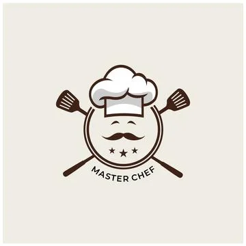 Chef master logo design inspirations Stock Illustration
