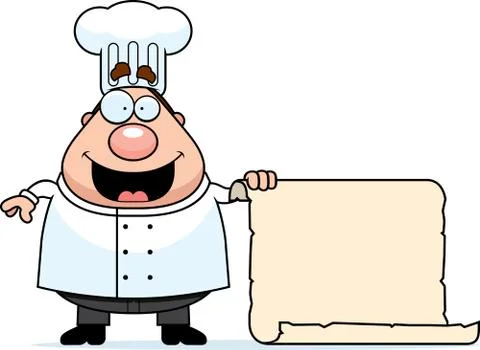 Chef Menu Stock Illustration