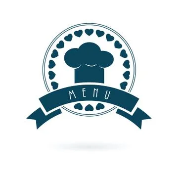 Chef menu log Stock Illustration