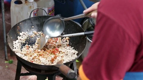 Chef mix minced with cayenne pepper Stock Footage 81675066