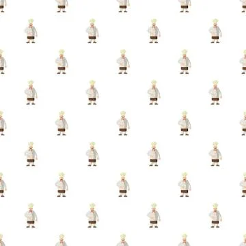 Chef pattern 스톡 일러스트