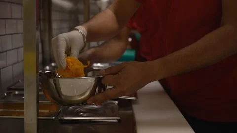 Chef picking vegetables and ingredients to cook Stock Footage 229532222