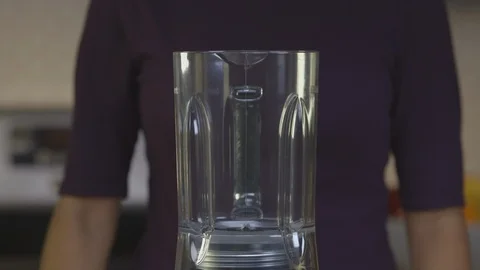 Chef Placing Bread Into Blender 스톡 동영상 105331424