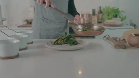 Chef Plates a Delicious Meal Stock-Footage 149631358