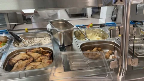 Chef prepare meal for customers at IKEA restaurant at IKEA Store Bang Yai Stock Footage 171595583