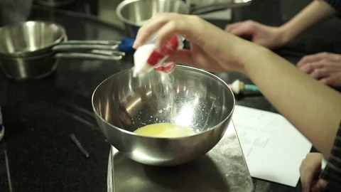 The chef prepares delicious cake Stock-Footage 71486390