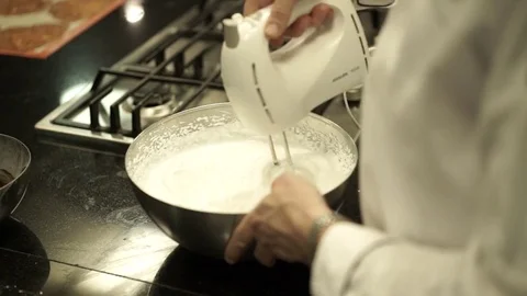 The chef prepares delicious cake Stock Footage 71486403