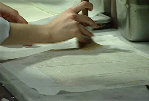 Chef Prepares Dessert 019 Stock Footage 486410