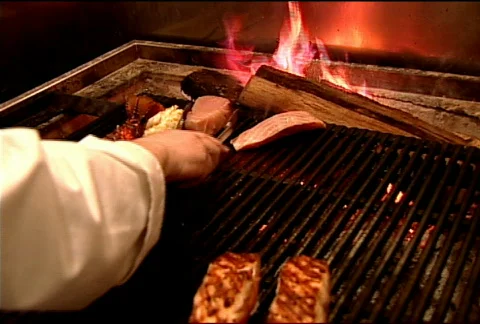 Chef Prepares Dinner 104 Stock Footage 489437