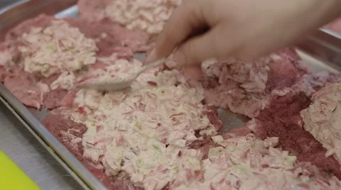 Chef prepares the dish Stock Footage 68782304
