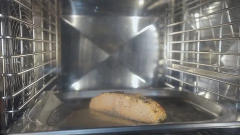 The chef prepares the fish Stock Footage 85461867