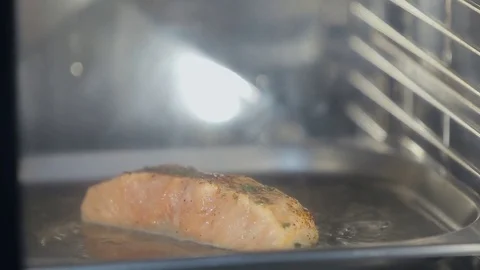 The chef prepares the fish Stock Footage 85462194