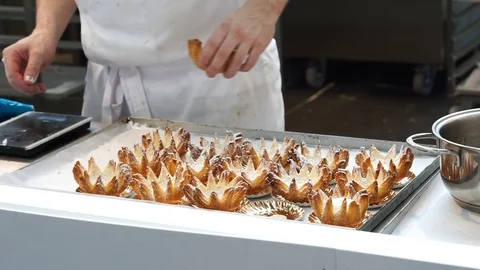 Chef prepares his specialties Stock Footage 71812025