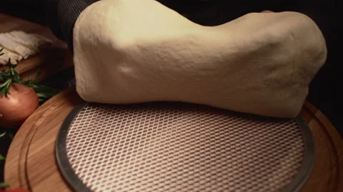 The chef prepares pizza. Stock Footage 144344331